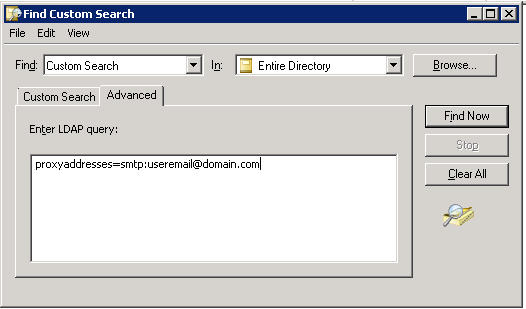 Find a duplicate e-mail address in Active Directory | Exchange Times